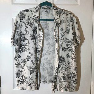 Hot Cotton linen button-down